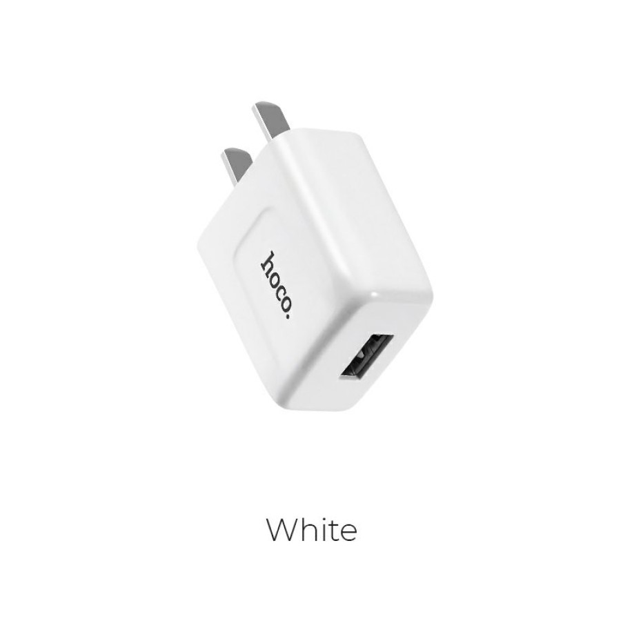 HOCO C2 Single-Ported Charger (Cn) White Wholesale