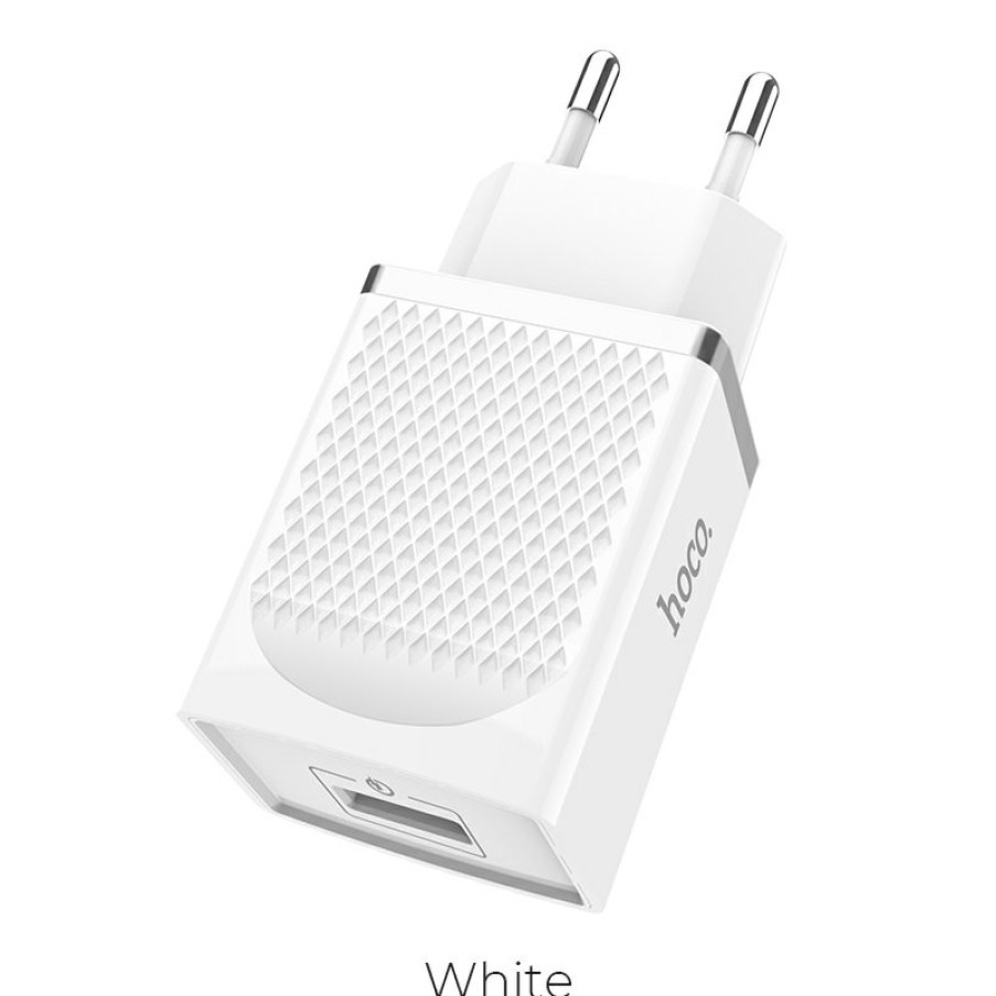 HOCO C42A Vast Power Qc 3.0 Single Port Charger (Eu) White Online