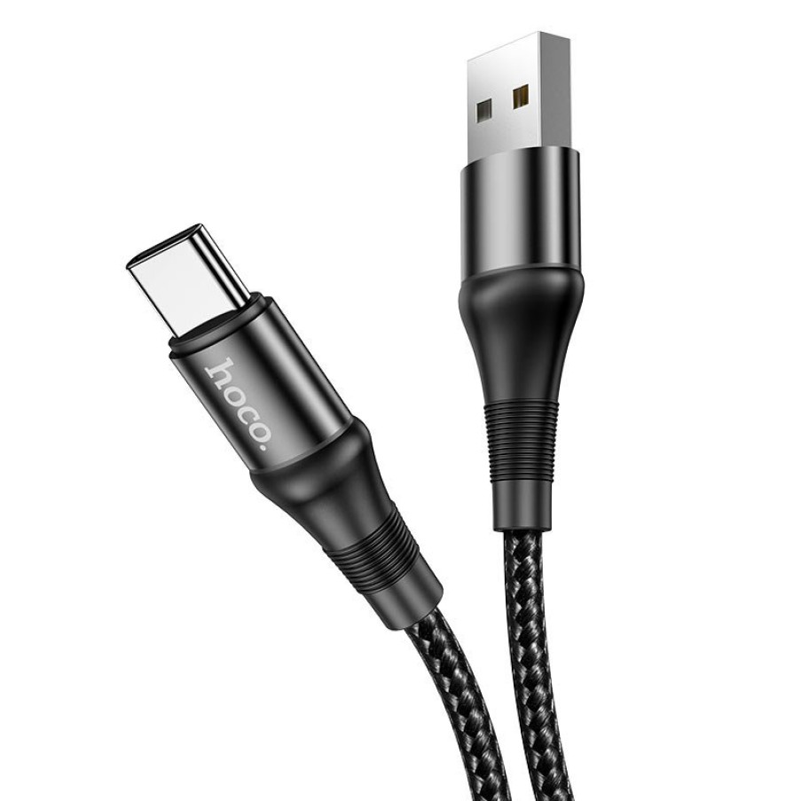 HOCO Cable Usb To Type-C "X50 Excellent" Charging Data Sync Black Best