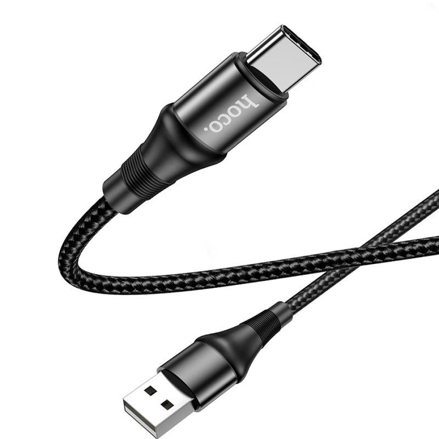 HOCO Cable Usb To Type-C "X50 Excellent" Charging Data Sync Black Best