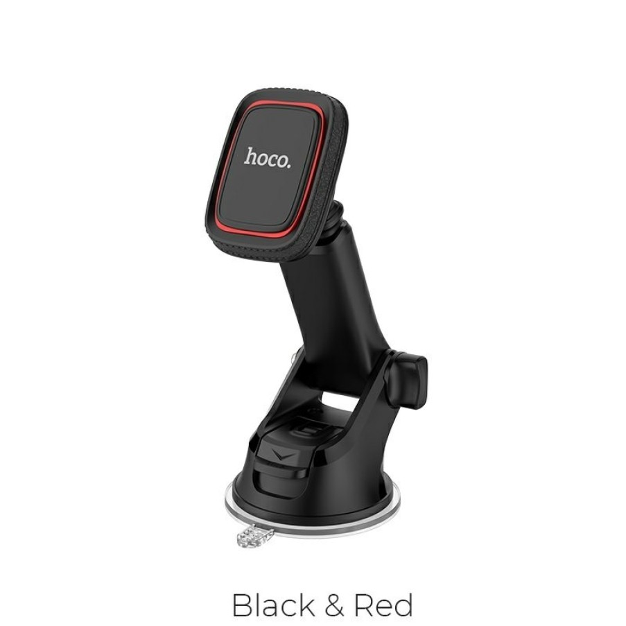 HOCO Ca42 Cool Journey In-Car Dashboard Holder With Stretch Rod Black Red Online