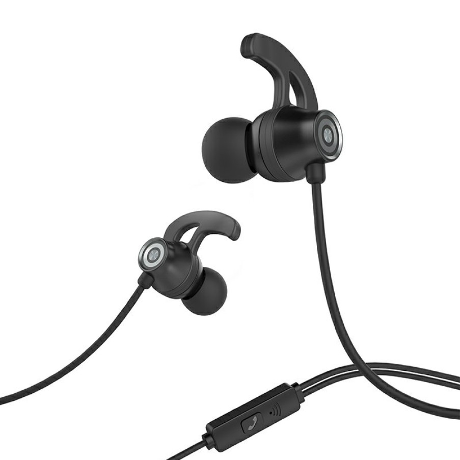 HOCO M35 Sincere Joy Universal Earphones With Microphone Black Clearance