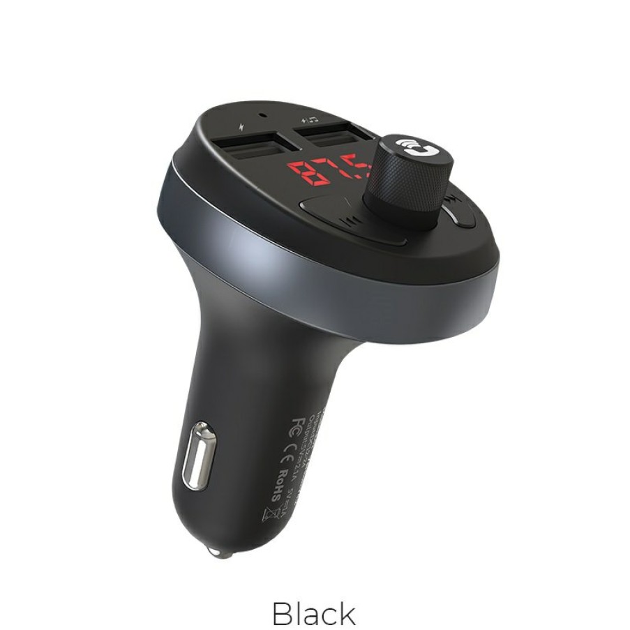 HOCO E41 In-Car Audio Wireless Fm Transmitter Black Online