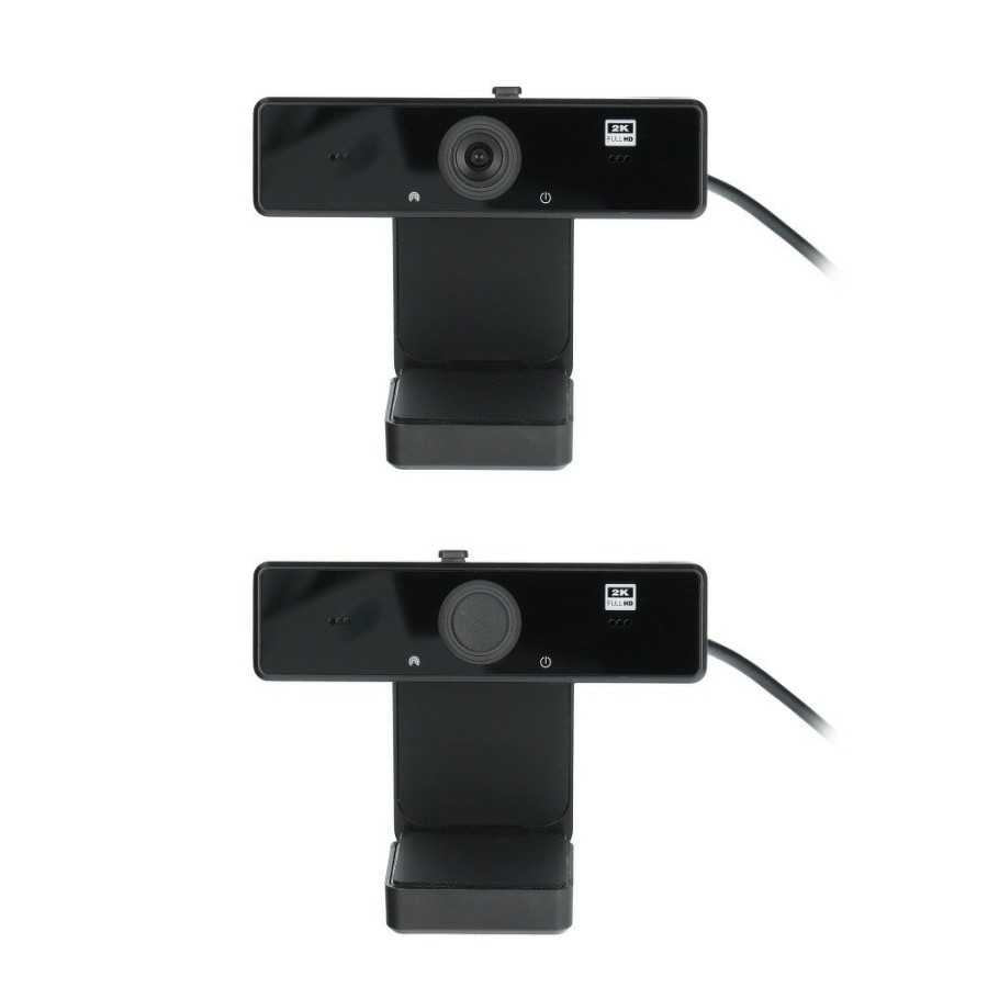 HOCO Webcam With Microphone Ecm-Cdv126D 2K (2560*1440)/25Fps Black Hot