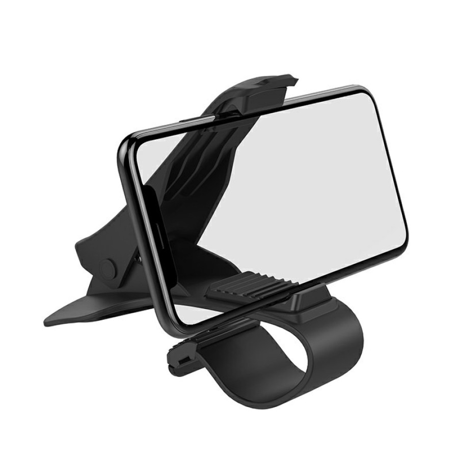 HOCO Ca50 Car Holder In-Car Dashboard Clip Mount Black Wholesale