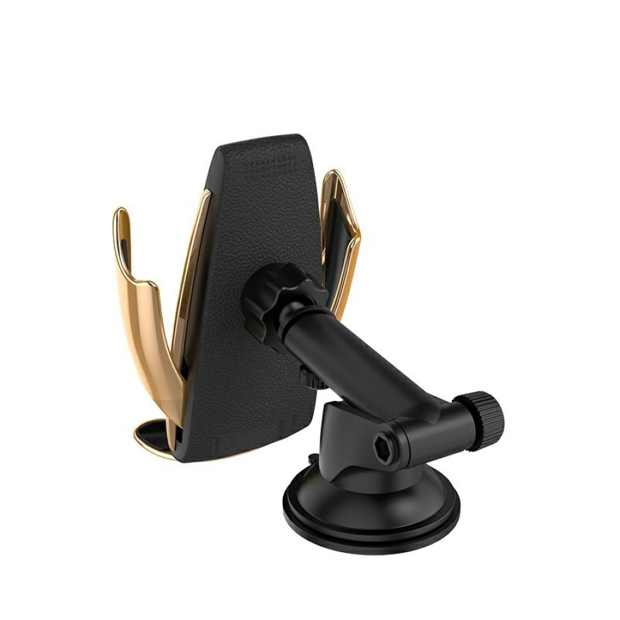 HOCO Car Wireless Charger Ca34 Elegant Air Outlet And Dashboard Mount Gold Clearance