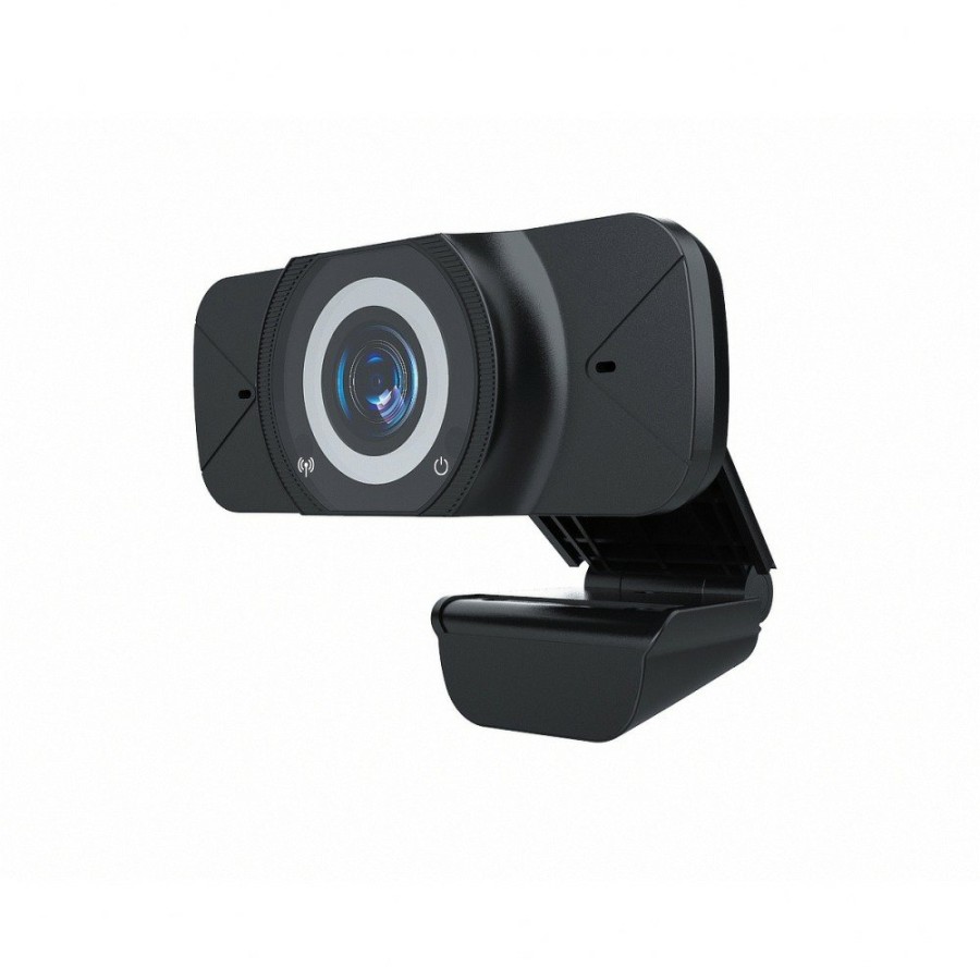 HOCO Webcam With Microphone Ecm-Cdv126C 1080P (1920*1080P)/30Fps Black Hot