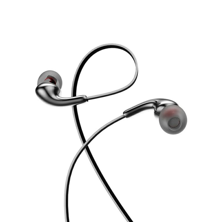 HOCO M30 Glaring Universal Earphones With Microphone Metal Gray New