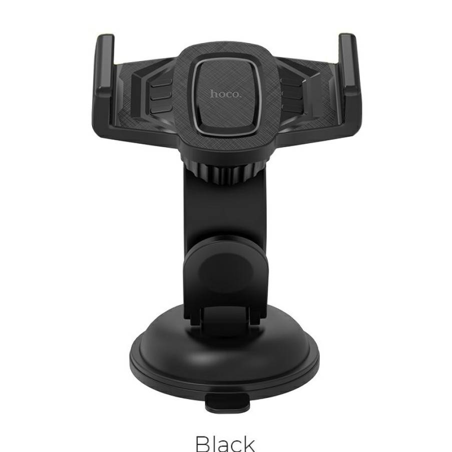 HOCO Ca40 Refined Suction Cup Base In-Car Dashboard Phone Holder Black Online