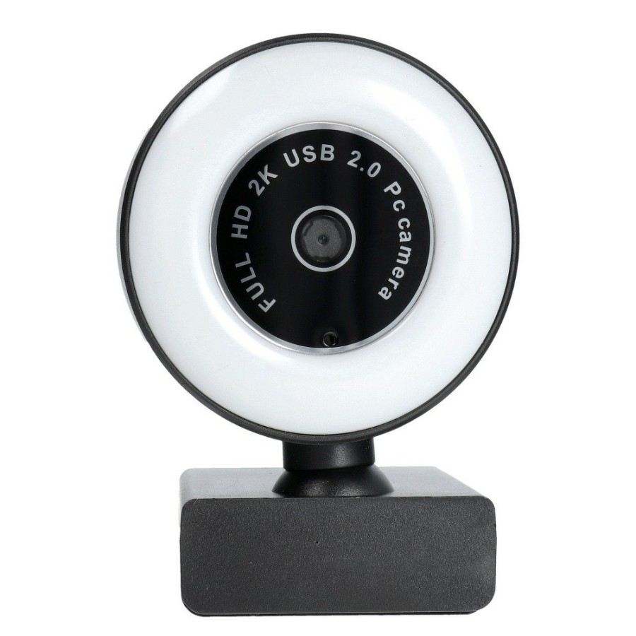 HOCO Webcam With Microphone Ecm-Cdv1233A 2K / 30Fps With Led Lamp Black Clearance